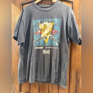 Motley Crue THEORY band tour t-shirt  Black Graphic Tee XL great deal